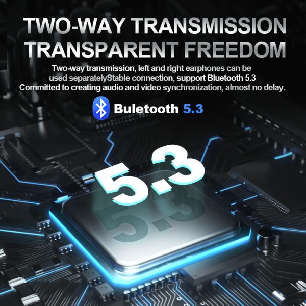 YX06 Transparent Bluetooth Headset Low Delay Wireless TWS Game Video Games Sports Headset - Image 5
