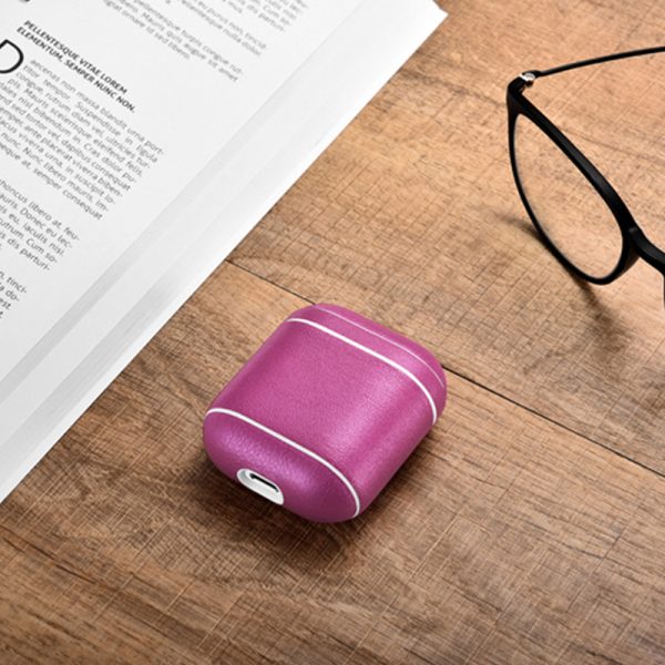 Leather Earphone Case For Apple Airpods Airpod Accessories Dust-proof Protective Cover Bluetooth Headphone Case Waterproof Case - Image 6