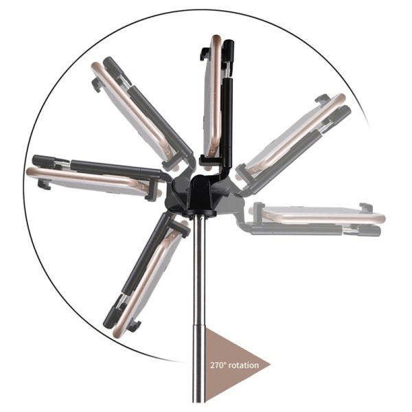 CE Certification Bluetooth Selfie Stick Remote Control Tripod Handphone Live Photo Holder Tripod Camera Self-Timer Artifact Rod - Image 3