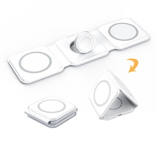 Magsafe15W Fast Charging Wireless Charging Three-In-One Folding Magnetic Wireless Charger For Apple Headset Watch - Image 6