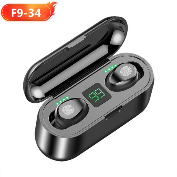 M10M30 Bluetooth Headset High-Capacity Wireless Private Model TWS New F9 Smiley Face Binaural 5.1 Noise Cancellation - Image 28