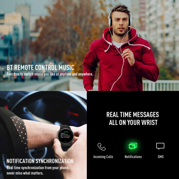 KW19 Pro wommen smart watch full touch screen blood oxygen pressure sport smartwatch men tracker fitness - Image 3