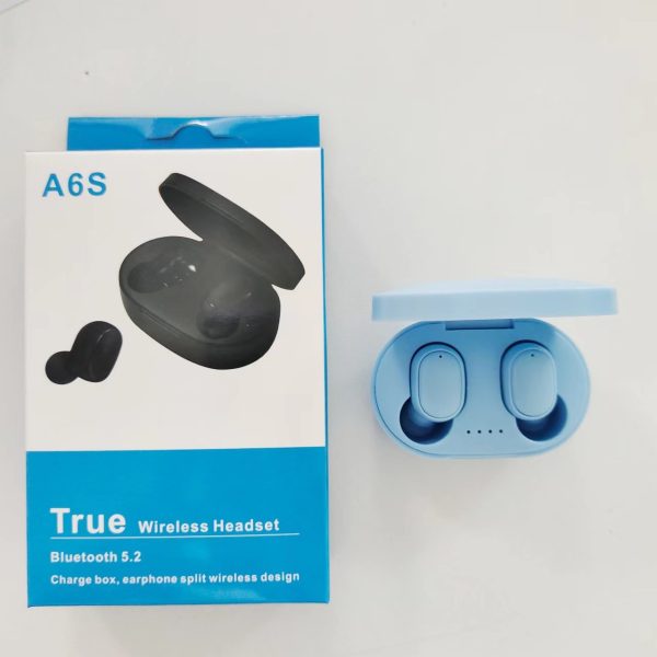 A6S Bluetooth Headset Macaron Bluetooth 5.2 Wireless TWS Earbuds Sports Mini New Headphones - Image 10