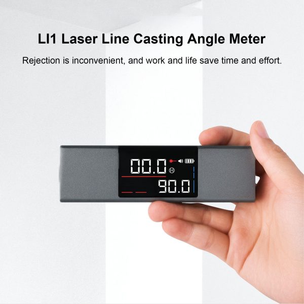 Suitable For Xiaomi Duke Li1 Laser Casting Angle Meter Decoration Multi-Functional Handheld Electronic Digital Display Meter Angle Ruler - Image 2