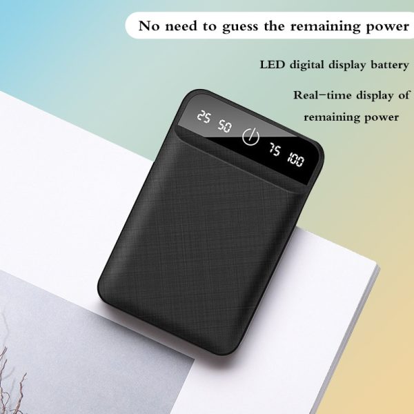 20000mAh Mini Charger Portable Two-way Fast Charging Power Bank Digital Display External Battery for iPhone Xiaomi Samsung - Image 2