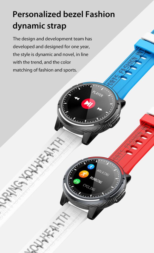 LEMFO New Smart Watch Men Bluetooth Call Heart Rate Blood Pressure Monitor Full Screen Touch IP67 Waterproof Smart Watch 2020 - Image 7