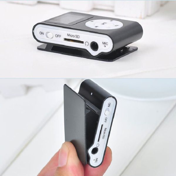 Screen Card Mp3 Card Clip Mp3 Metal Aluminum Housing Sports Mp3 - Image 3