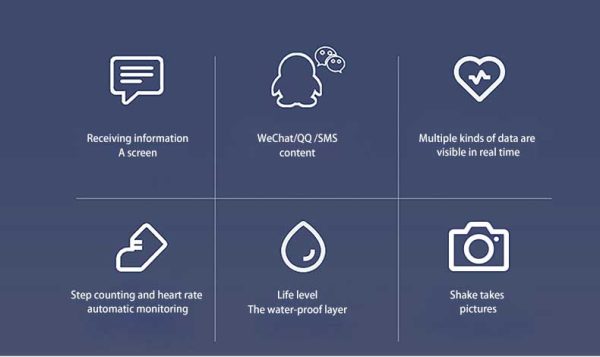 M5 Smart Band Fitness Tracker Smart Watch Sport Smart Bracelet Heart Rate Blood Pressure Smartband Monitor Health Wristband - Image 6