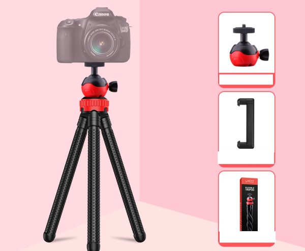 Octopus Tripod Douyin Kuaishou Live Mobile Phone Stand SLR Camera Photography Floor Tripod - Image 5