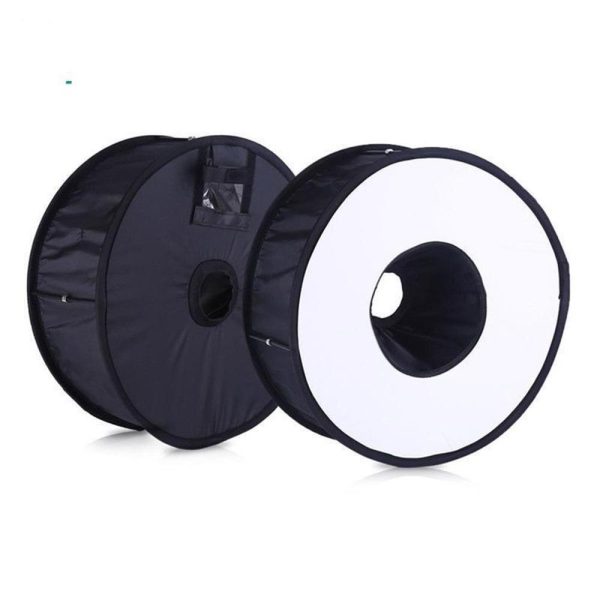 New Ring Softbox Flash Round Flash Softbox Foldable Soft Flash Diffuser Camera - Image 4