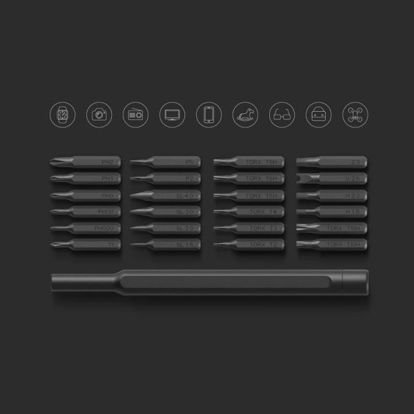 Xiaomi Mijia Screwdrive Kit 24 Wiha Daily Use Precision Magnetic Bits Screw Driver Set AL Box - Image 4