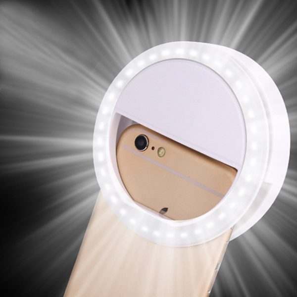 Self Artifact LED Ring Flash Fill Night Flash Light Clip Photo Camera Light - Image 2