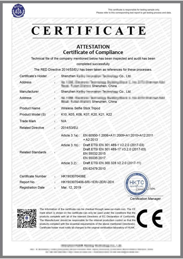 CE Certification Bluetooth Selfie Stick Remote Control Tripod Handphone Live Photo Holder Tripod Camera Self-Timer Artifact Rod - Image 6