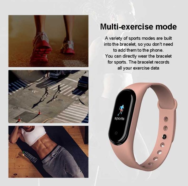 M5 Smart Band Fitness Tracker Smart Watch Sport Smart Bracelet Heart Rate Blood Pressure Smartband Monitor Health Wristband - Image 2