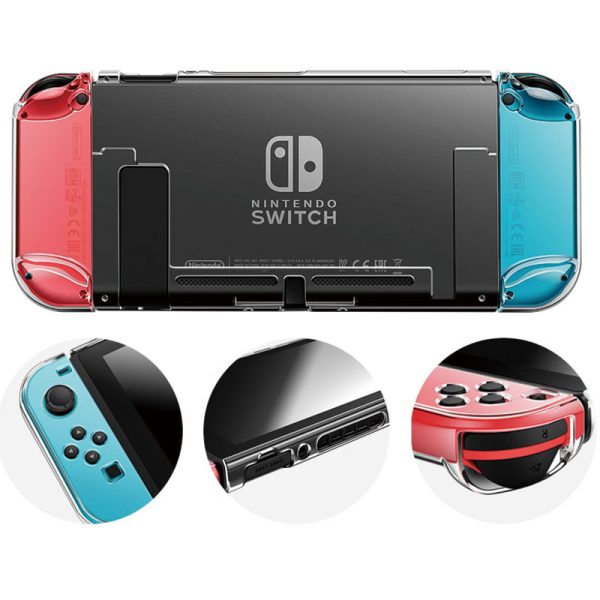 Detachable Crystal PC Transparent Case For Nintendo Nintend Switch NS NX Cases Hard Clear Back Cover Shell Coque Ultra Thin Bag - Image 3