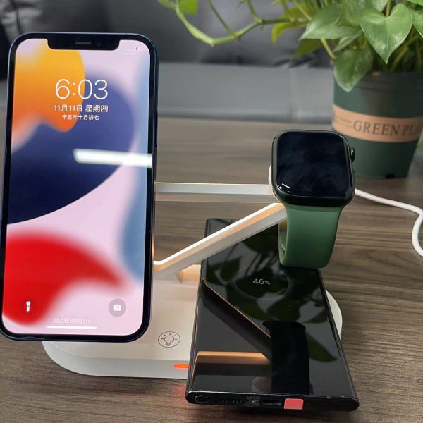 15W five-in-one Magnetic Wireless Charger for Apple iPhone13/12 Magnetic Watch S7airpods - Image 5