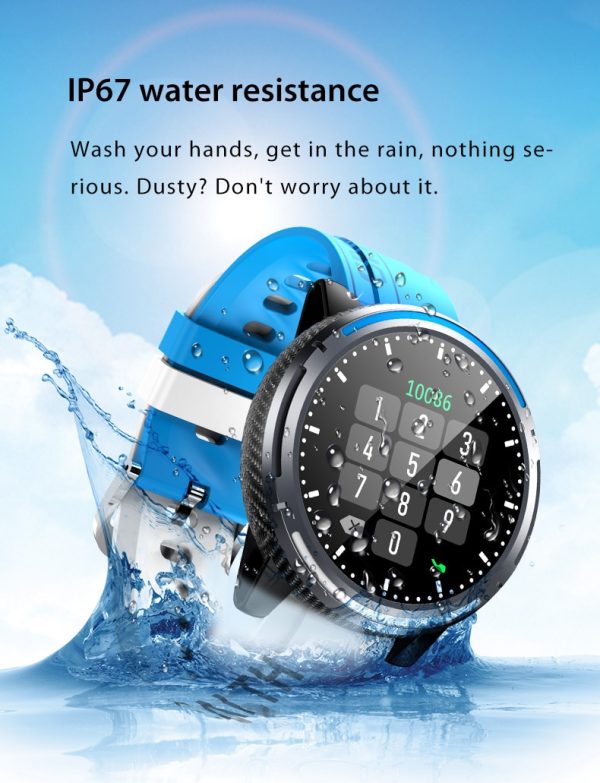 LEMFO New Smart Watch Men Bluetooth Call Heart Rate Blood Pressure Monitor Full Screen Touch IP67 Waterproof Smart Watch 2020 - Image 6