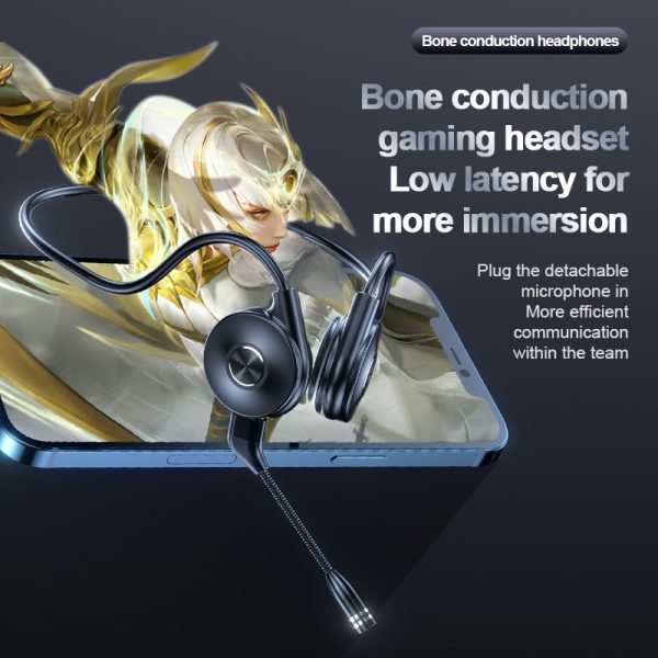 M1 Bone Conduction Bluetooth Headset New True Stereo Pair Ears With Marks For Running Sports - Image 5