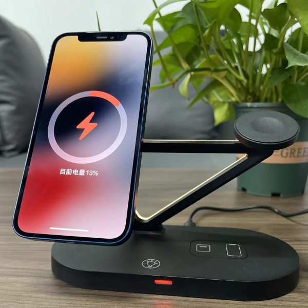 15W five-in-one Magnetic Wireless Charger for Apple iPhone13/12 Magnetic Watch S7airpods - Image 7