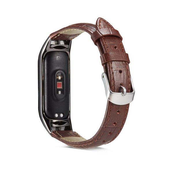 Yiwa For Millet Mi-band 3/4 PU Wrist Band Bracelet Strap+Metal Case Millet 3 Wrist Strap Protection - Image 2