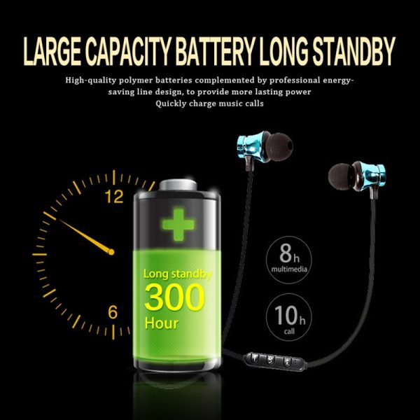 XT-11 Magnetic Bluetooth Earphone V4.2 Stereo Sports Waterproof Earbuds Wireless in-ear Headset - Image 4
