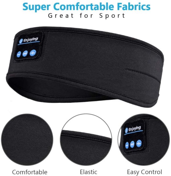 Sleep Headphones Bluetooth Headband,Upgrage Soft Sleeping Wireless Music Sleeping Headsets Perfect - Image 7