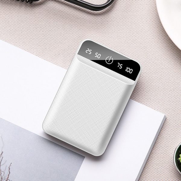 20000mAh Mini Charger Portable Two-way Fast Charging Power Bank Digital Display External Battery for iPhone Xiaomi Samsung - Image 7