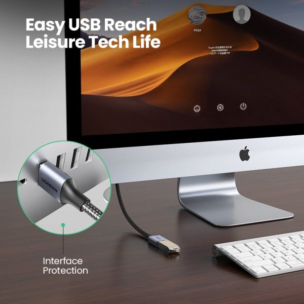 UGREEN USB Extension Cable USB 3.0 Extender Cord Type A  Male to Female Data Transfer Lead for Playstation Flash Drive USB 2.0 - Image 3