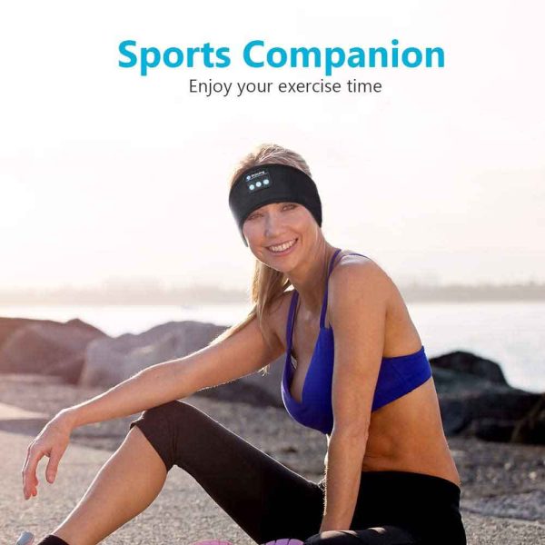 Sleep Headphones Bluetooth Headband,Upgrage Soft Sleeping Wireless Music Sleeping Headsets Perfect - Image 4
