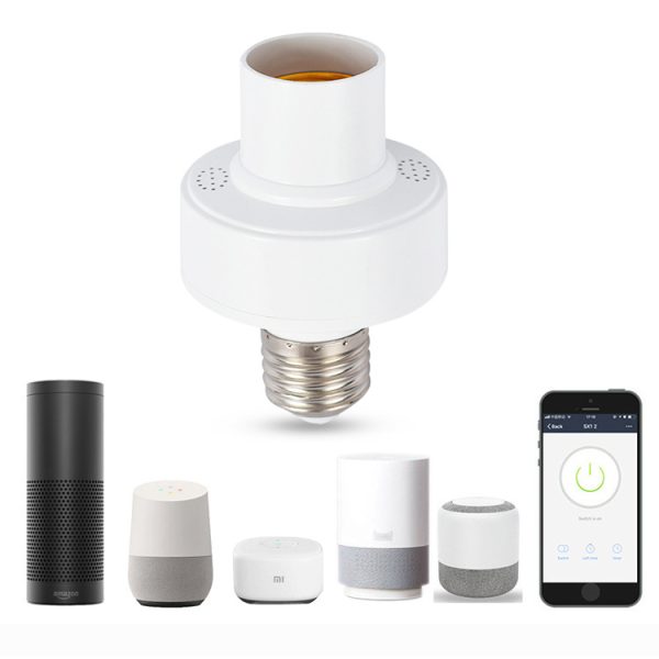Tuya WiFi Smart Lamp Head Smart Life App Lamp Holder Alexa Speaker Voice Control - Image 3