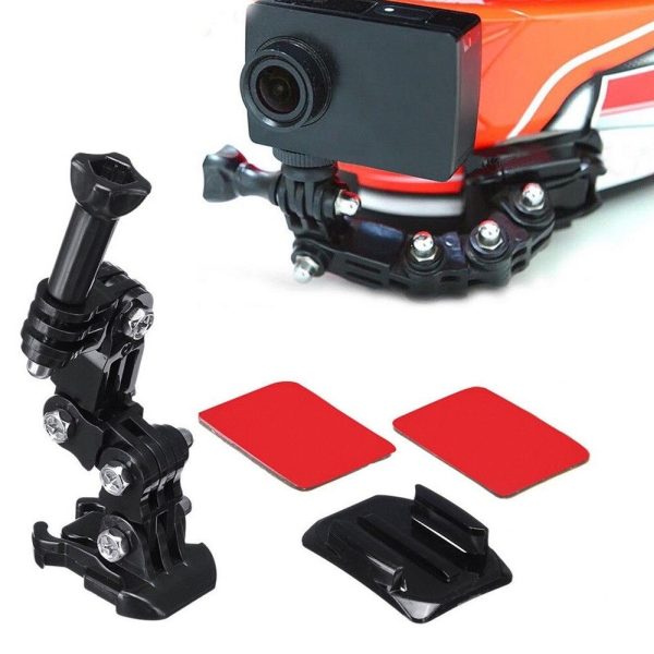 Motorcycle Helmet Mount Curved Adhesive Arm For Xiaomi yi 4K Gopro Hero 8 7 6 5 4 SJCAM sj4000 Eken H9 Action Camera Accessories - Image 6