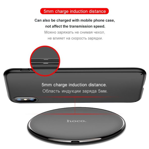 Portable QI Wireless Charging Charger for iPhone X 8 Samsung Galaxy S8 S7 - Image 4