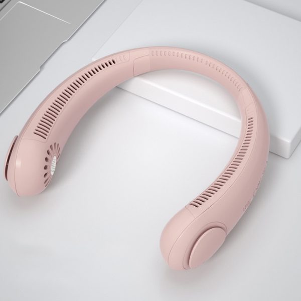 New Xiaomi Mini Neck Fan Portable Wireless Bladeless Fan USB Rechargeable Leafless Fans Air Cooler Cooling Wearable Neckband Fan - Image 7