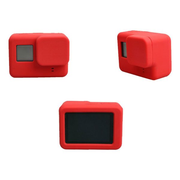 Go Pro Accessories Action Camera Case Protective Silicone Case Skin +Lens Cap cover for GoPro Hero 6 5 Black Hero 6 Camera - Image 5