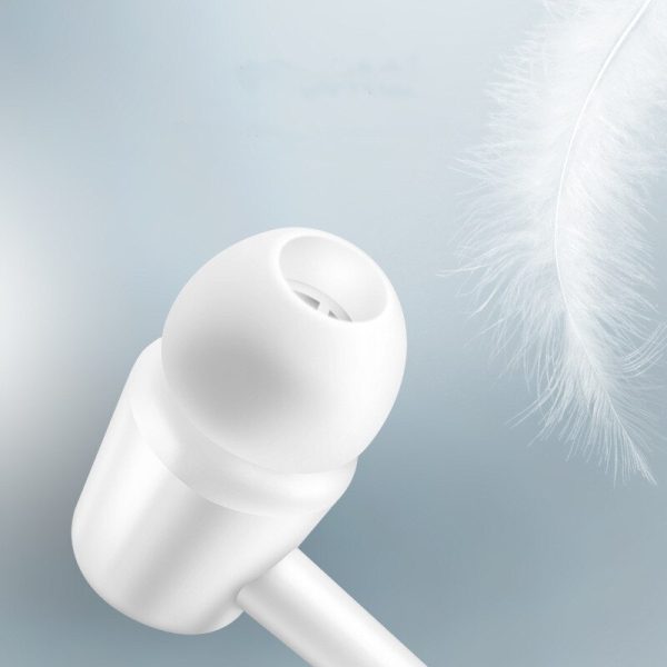 Wired earphone 3.5mm Earbud With Mic Volume Control waterproof Music Gaming In-ear Sport Headset off white Earbuds for music MP3 - Image 2