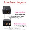 Grwibeou Digital to Analog Audio Converter Optical Fiber Toslink Coaxial Signal to RCA R/L Audio Decoder SPDIF ATV DAC Amplifier - Image 6