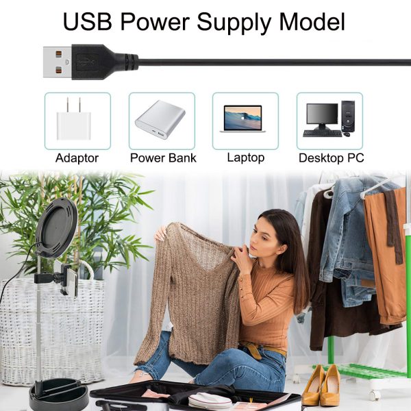 Universal USB Selfie Ring Light Photo Studio Camera Lights Dimmable Video Lighting With Stand For Youtube Makeup Live - Image 4