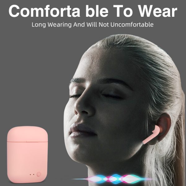 Mini-2 TWS Wireless Earphones Bluetooth 5.0 Earphone TWS Matte Macaron Earbuds With Mic Charging Box Headset Wireless Headphones - Image 4