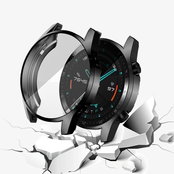 TPU Case for Huawei watch GT 2 46mm strap band Watch GT / GT2 46 mm soft Plated All-Around Screen Protector cover bumper Cases - Image 3