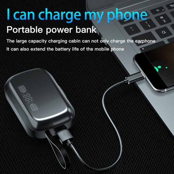 Oringinal Bluetooth Earbuds TWS Headset Wireless Earphone Touch Control HiFI HD Stereo Earbuds Digital display for sport - Image 5