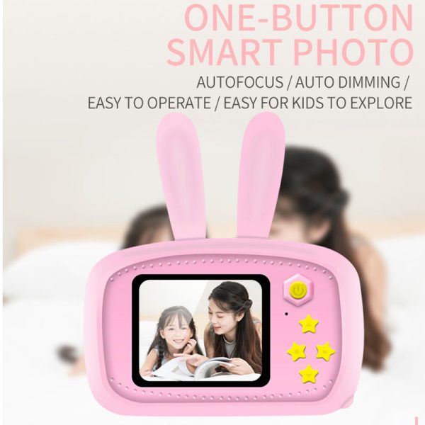 Child camera HD digital camera 2 inch cute cartoon Camera toys children birthday gift 1600w child toys Camera - Image 3