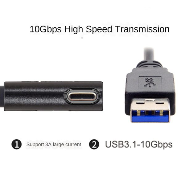 For Oculus Link USB- C Steam VR Quest/2 Type- C 3.1 Data Cable, Elbow Selectable 3m5m8m8m - Image 5
