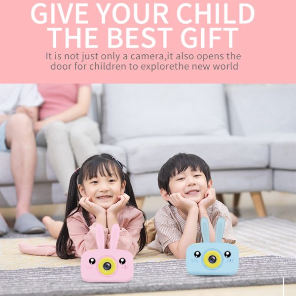 Child camera HD digital camera 2 inch cute cartoon Camera toys children birthday gift 1600w child toys Camera - Image 5