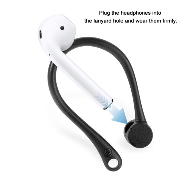 2Pcs Mini Anti-fall Bluetooth Headset Earhooks Earphone Holder for Air-pods 1 2 - Image 2