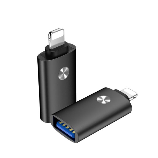 NOHON Famale USB to Lightning Camera Adapter Converter Data SD Card U Disk Short OTG For iPhone 11 Pro XS MAX XR X 6 6S 7 8 Plus