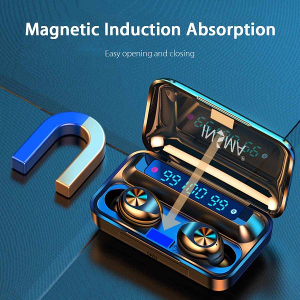 F9-10 3led Bluetooth 5.0 TWS Earphones - Image 4