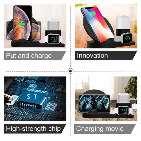 10W Qi Wireless Charger For Iphone XS XR 8 Plus 11 Pro Max Xiaomi Mi9 Huawei Fast Charger - Image 4