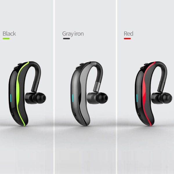 F600 Wireless Bluetooth Earphones Stereo Headset Single Handsfree with Microphone Business Bluetooth Headphones - Image 3