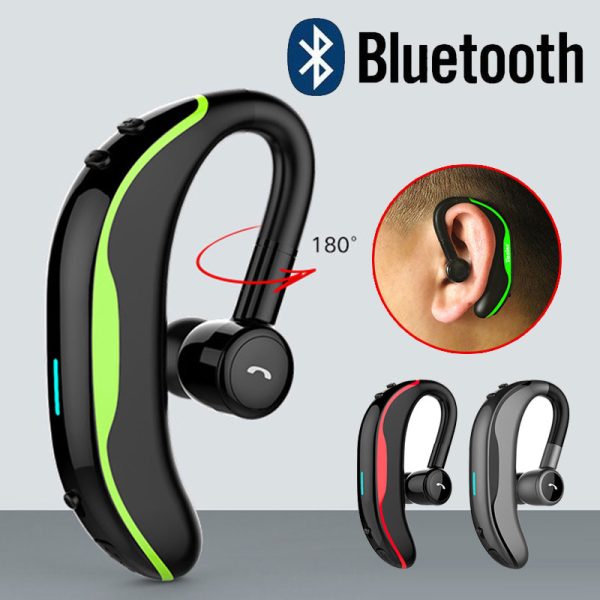 F600 Wireless Bluetooth Earphones Stereo Headset Single Handsfree with Microphone Business Bluetooth Headphones - Image 2