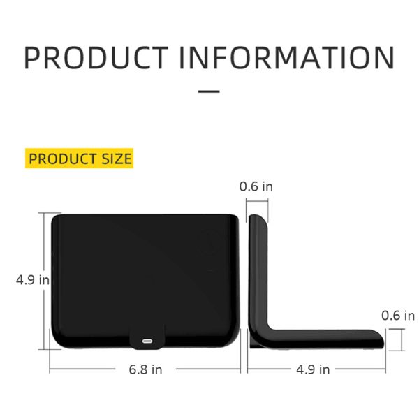 10W Qi Wireless Charger Wireless Charging Pad Thermometer Calendar Clock Fast Charge Cargador Inalambrico For Iphone Samsung - Image 5